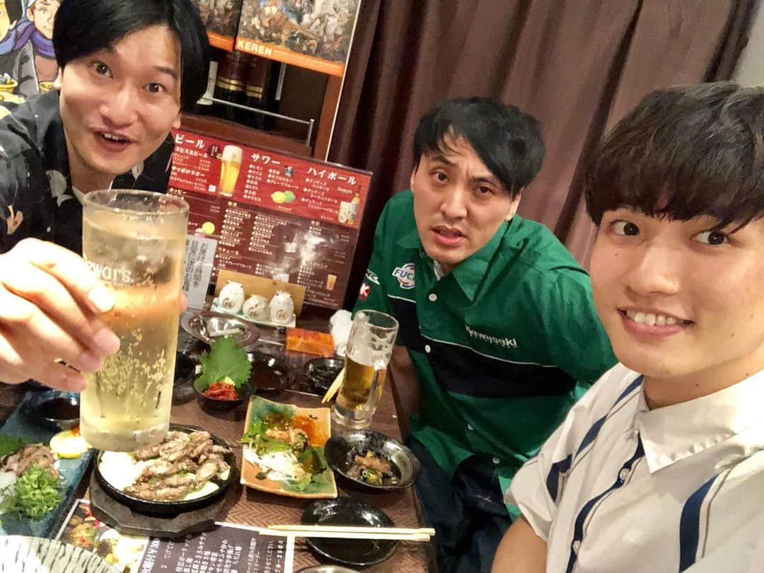 洲崎貴郁さんのインスタグラム写真 - (洲崎貴郁Instagram)「しかし良い夜だった 🍻  #爆ノ介 さん #相席スタート山添 さん」6月25日 17時20分 - runnysuzaki0504