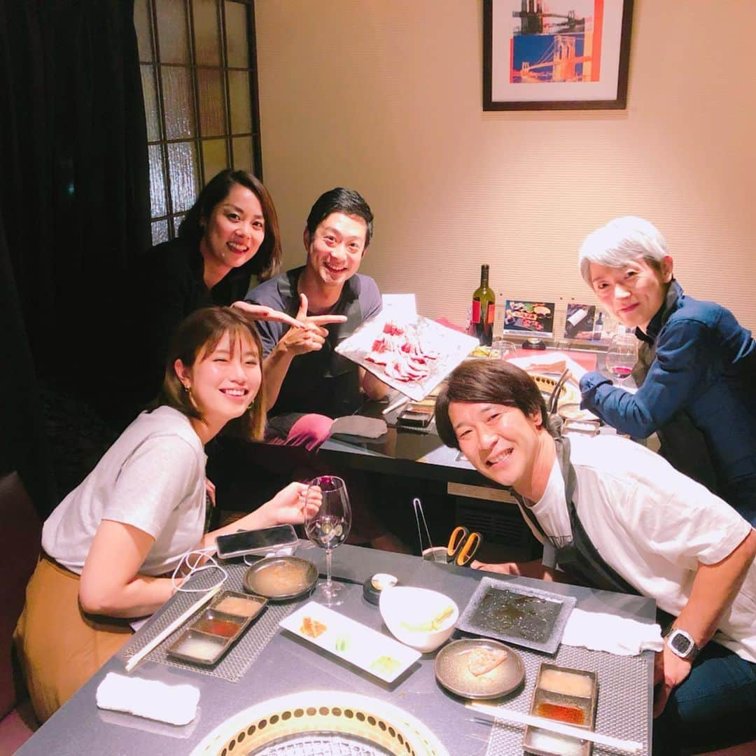 中川聴乃さんのインスタグラム写真 - (中川聴乃Instagram)「#ラブスポ メンバーで焼肉✨ 楽しい食事会😋ご馳走さまでした🍽 ・ ・ #tokyolovesports  #焼肉bulls麻布十番  #次回の食事会は8月  #登坂淳一 さん #稲村亜美 ちゃん #水内猛 さん #宮下純一 さん #中川聴乃」6月25日 17時49分 - nakagawaakino24