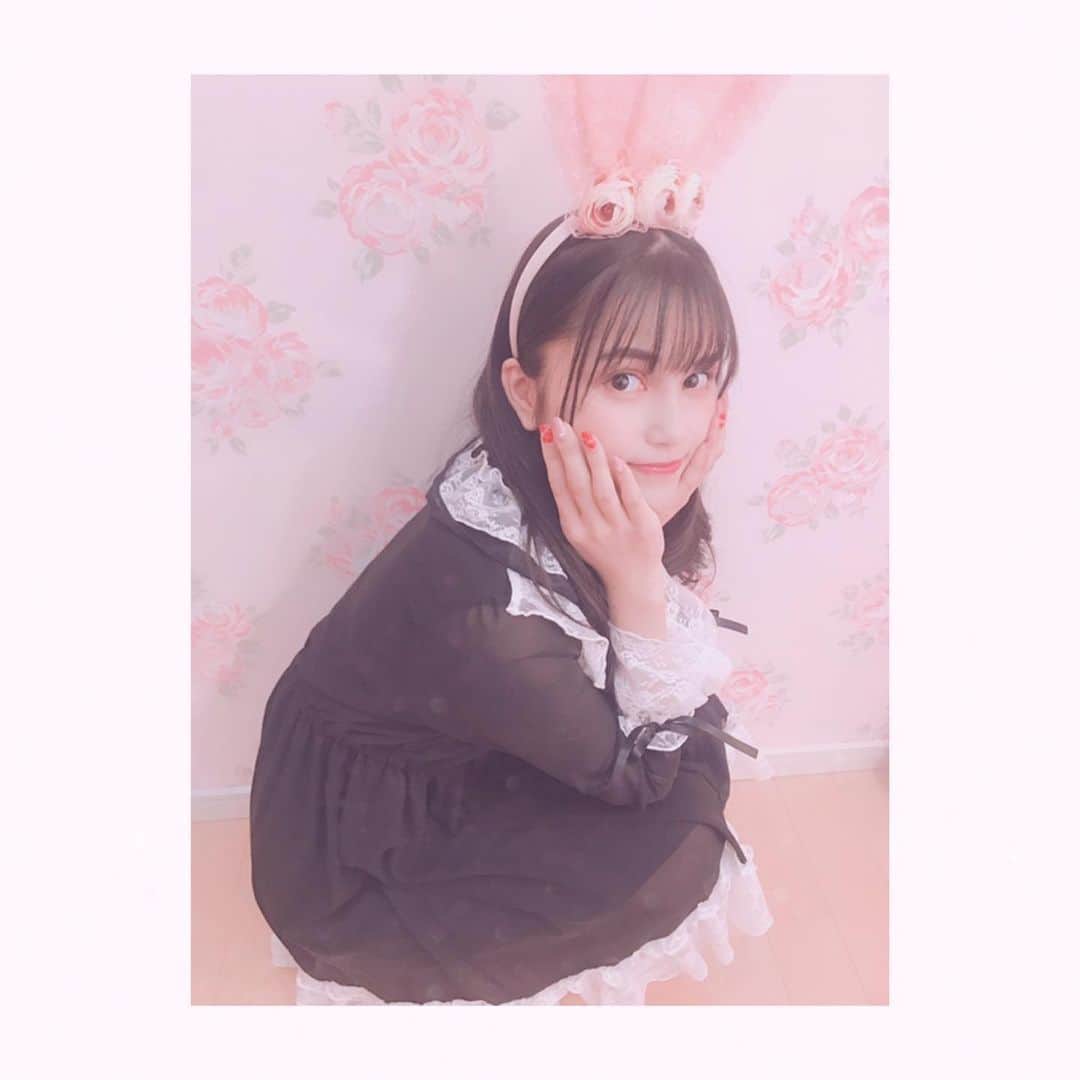 清水梨央のインスタグラム：「｡* ❤︎… …❤︎*。﻿ ୨୧┈┈┈┈┈┈┈┈┈┈┈┈┈┈┈୨୧﻿ ﻿ ﻿  う さ ぎ さ ん ᕱ⑅ᕱ﻿ ﻿ ୨୧┈┈┈┈┈┈┈┈┈┈┈┈┈┈┈୨୧﻿ ﻿」