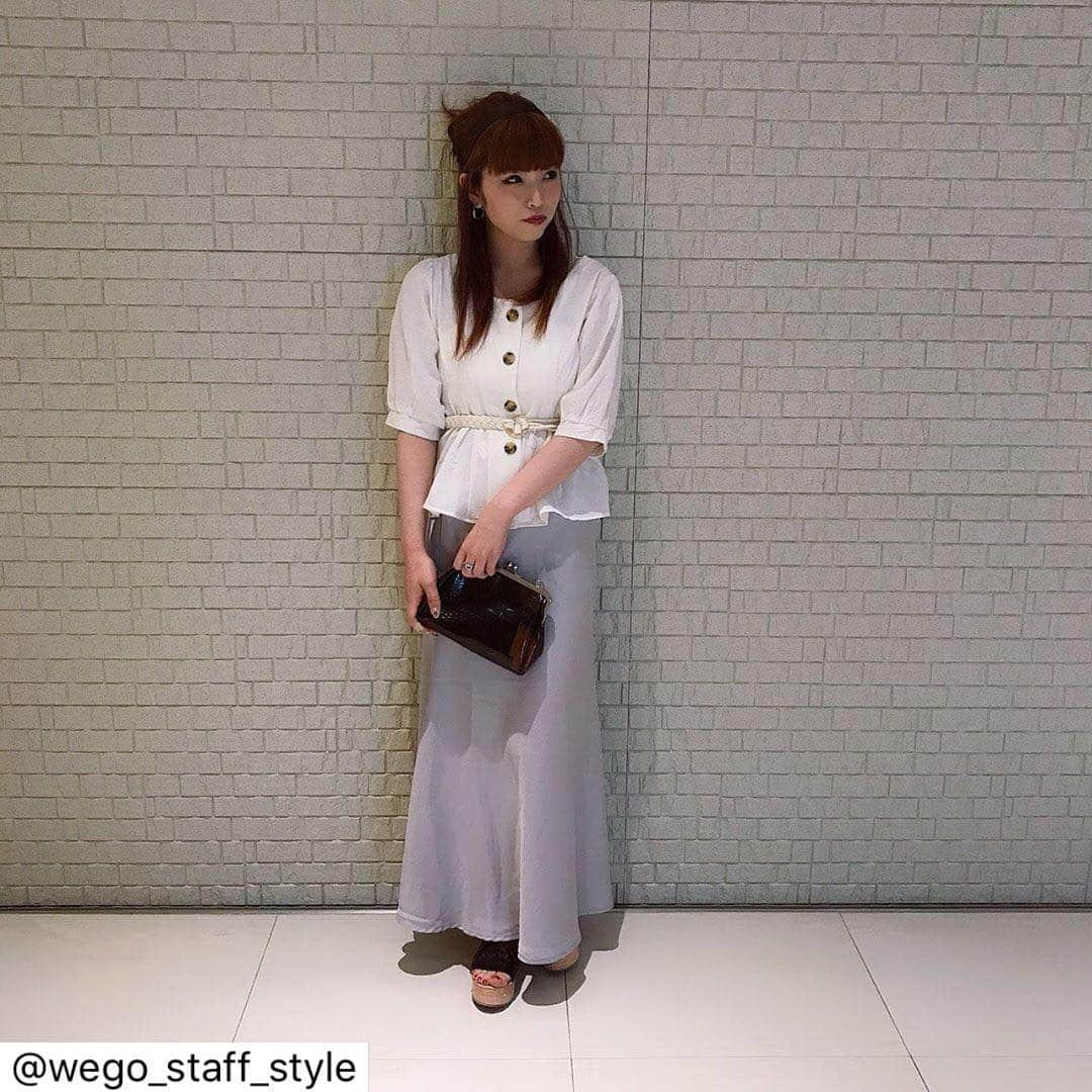 narafamily | ならファミリーさんのインスタグラム写真 - (narafamily | ならファミリーInstagram)「WEGO（4F）ならファミリー店 . 〈PIC UP ITEM〉 ウエストタックブラウス ¥2,990+tax サテンマーメイドロングスカート ¥2,990+tax . . #wego #ウィゴー #ならファミリー #ならファグラム  #お洒落さんと繋がりたい #服好きな人と繋がりたい  #プチプラコーデ  #ブラウス #マーメイドスカート #ロングスカート #サテン #大人コーデ」6月25日 18時20分 - narafa.jp