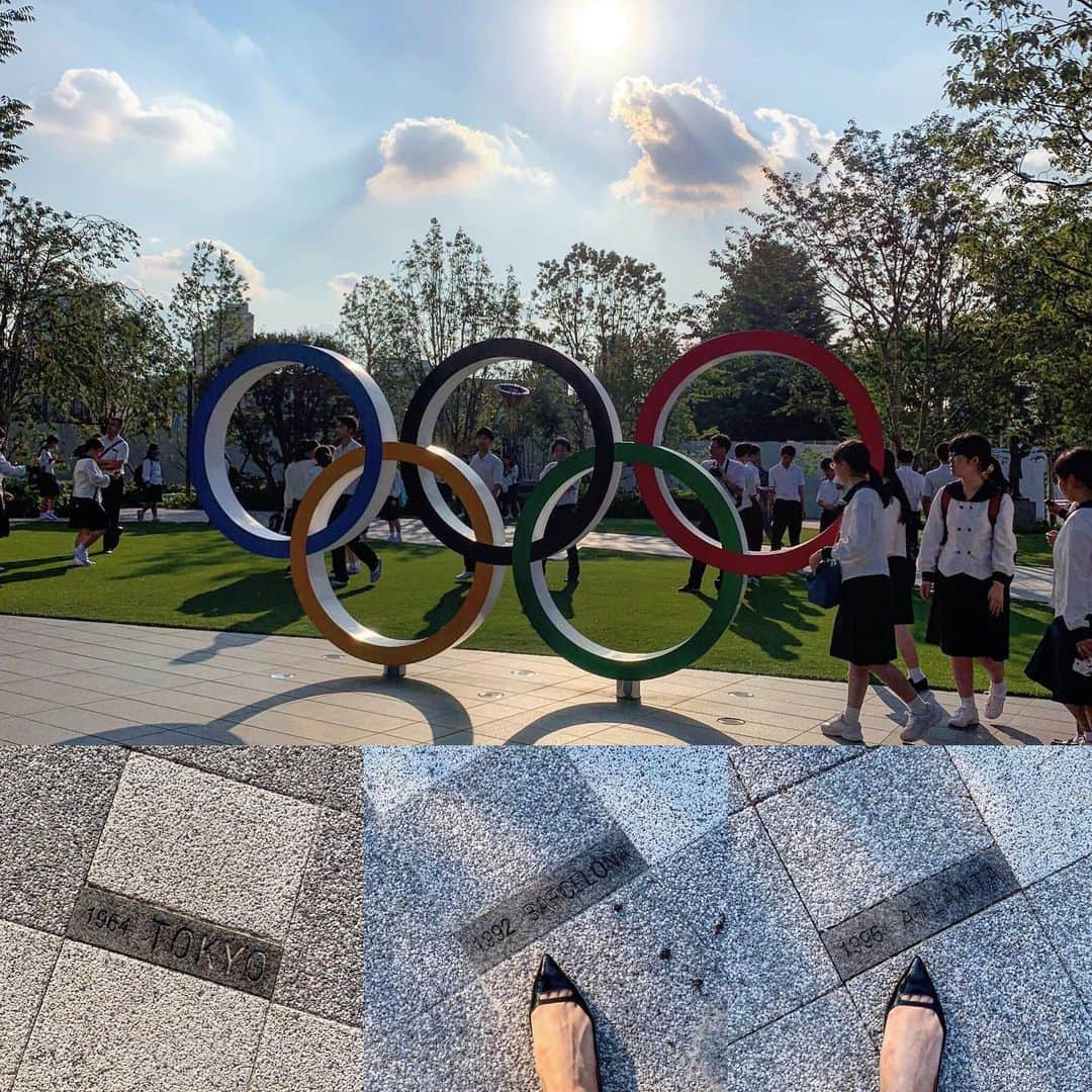 有森裕子さんのインスタグラム写真 - (有森裕子Instagram)「These monuments outside the building "Japan Sport Olympic Square" ❣️」6月25日 18時24分 - arimori.yuko33