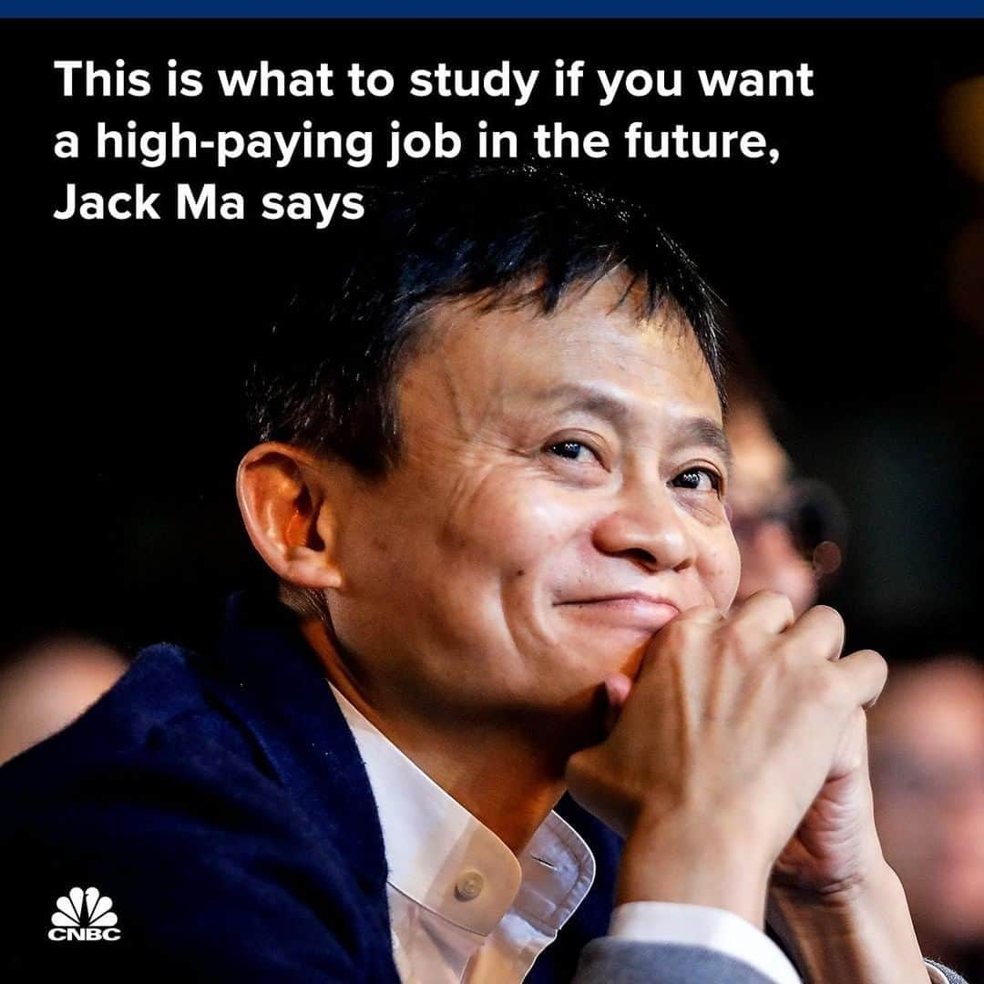 CNBCさんのインスタグラム写真 - (CNBCInstagram)「with @CNBCMakeIt: Alibaba Founder Jack Ma says it’s time to study up — big change is coming.⁣⠀﻿ ⁣⠀﻿ In the next 30 years, artificial intelligence will outpace human knowledge, leading to job loss, the billionaire says. Ma says skills associated with data and data analysis will become extremely valuable.⁣⠀﻿ ⁣⠀﻿ He’s not the only business leader emphasizing the importance of data. To read more, click the link in bio.⁣⠀﻿ *⁣⠀﻿ *⁣⠀﻿ *⁣⠀﻿ *⁣⠀﻿ *⁣⠀﻿ *⁣⠀﻿ *⁣⠀﻿ *⁣⠀﻿ #alibaba #jackma #jackmaalibaba #china #asia #ecommerce #jobs #jobsadvice #careers #data #dataanalysis #business #businessnews #cnbcmakeit #cnbc⁣⠀﻿ ⁣」6月25日 19時00分 - cnbc