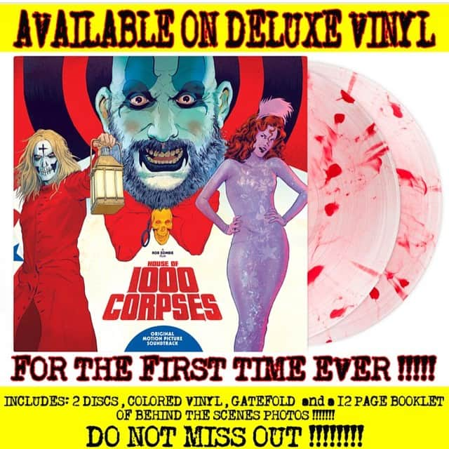 ロブ・ゾンビさんのインスタグラム写真 - (ロブ・ゾンビInstagram)「These suckers are selling fast! Don't be left out! @waxworkrecords has assembled three amazing packages for this special release! Go to waxworkrecords.com to order now!!!!!💀💀💀💀💀🔥🔥🔥🔥🔥👍🏼#robzombie #houseof1000corpses #thedevilsrejects #threefromhell #sherimoonzombie」6月25日 19時50分 - robzombieofficial