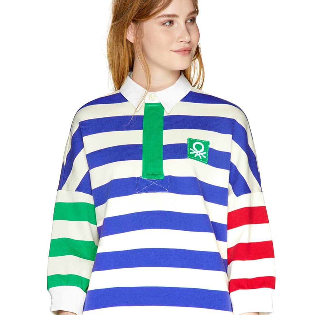 ベネトンさんのインスタグラム写真 - (ベネトンInstagram)「Maxi dress + stripes all over = simple and fun outfit. @jcdecastelbajac #Benetton #SS19 #colors」6月25日 20時04分 - benetton