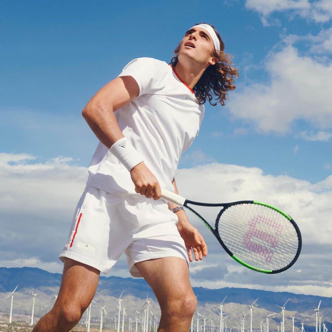 ステラ・マッカートニーさんのインスタグラム写真 - (ステラ・マッカートニーInstagram)「Tennis whites go green 🌱The new adidas by Stella McCartney collection is here, worn by athlete @stefanostsitsipas98, and it pushes the limits of sustainability and performance. ⁣ ⁣ Discover the collection on StellaMcCartney.com now!⁣ ⁣ #aSMC #StellaMcCartney」6月25日 21時38分 - stellamccartney