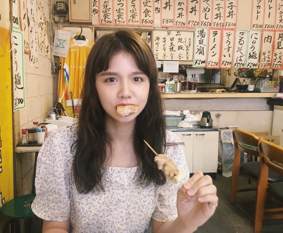 村田倫子さんのインスタグラム写真 - (村田倫子Instagram)「焼き鳥もはんぺんもビックサイズでした。 #けいりんマルシェ  #豊橋競輪場 #食べりんログ」6月25日 21時36分 - rinco1023