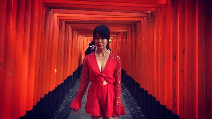 渋谷ゆりのインスタグラム：「みんな‼︎昨日はコメントで#京都 の観光地教えてくれてありがとう🥺#伏見稲荷大社 にvlog撮りに行った♡thank you guys for telling me what u wanna see in #Kyoto🥺I went to #fushimiinari for vlog♡謝謝大家和我說你們在京都想看什麼🥺我去了伏見稲荷大社為了拍vlog♡ #japantravel #japan #japanesemodel #日本 #観光 #インバウンド #筋トレ女子 #神社 #日本旅遊 #kyototravel #japanesegirl」