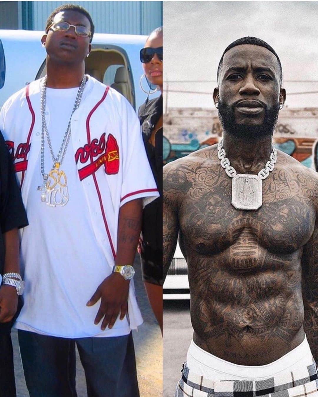 グッチ・メインのインスタグラム：「2005 TraphouseLaflare to 2019#delusionsofgrandeur 14 years 💯tapes later #TrapGod is Good 💪🏿」