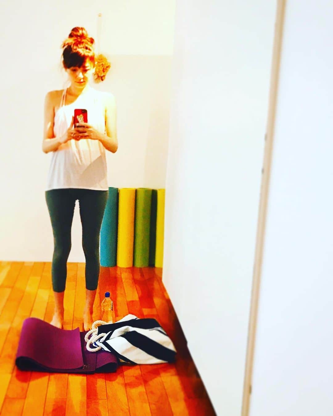 小林夏子さんのインスタグラム写真 - (小林夏子Instagram)「ただでさえ暑いけど 汗かくの大事。  #health #training #ヨガ #yoga #lululemon  #lululemonjp  #fashion #wear  #maternity #days #love #life #thanks」6月26日 10時58分 - natsuko.0803
