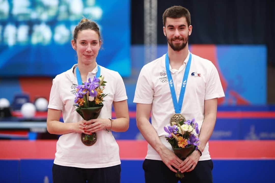 ITTF Worldさんのインスタグラム写真 - (ITTF WorldInstagram)「#Congratulations to Petrissa Solja & Patrick Franziska🇩🇪🇩🇪🥇🥇 with winning Mixed Doubles event & booked places to #Tokyo2020  #DreamTeam #EuropeanGames」6月26日 2時13分 - wtt