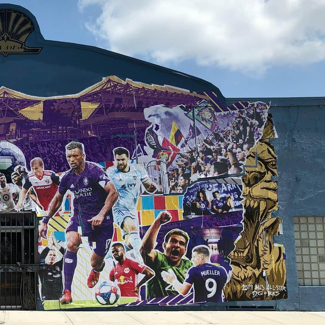 Major League Soccerさんのインスタグラム写真 - (Major League SoccerInstagram)「Lookin’ good, Orlando. See you soon for #MLSAllStar. // 🎨: @derekgores」6月26日 2時50分 - mls