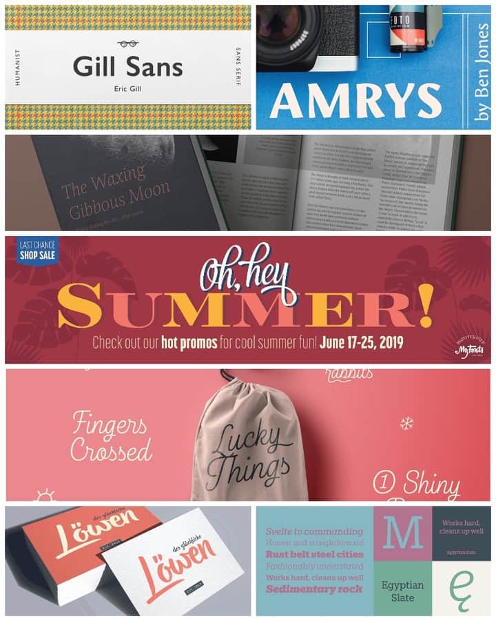 myfontsさんのインスタグラム写真 - (myfontsInstagram)「LAST CHANCE to get these Monotype fonts for up to 75% OFF.  SALE ENDS TONIGHT -6/25 @11:59pm EST.  Don't miss out!!! -Gill Sans -Amrys -Mundo Serif -Playland -Monarda -Egyptian Slate  See link to the sale in the bio for the entire list of ON SALE ITEMS!」6月26日 3時40分 - myfonts