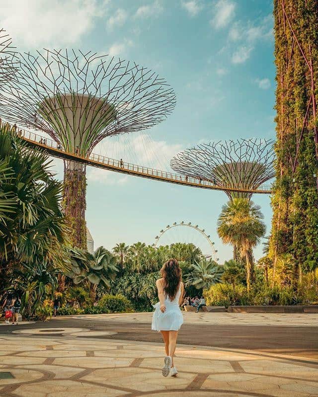 Conrad Hotelsのインスタグラム：「Wonder is always in bloom at @conradsingapore, with Supertree Grove's iconic gardens minutes away. #StayInspired 📸: @andan_dos」