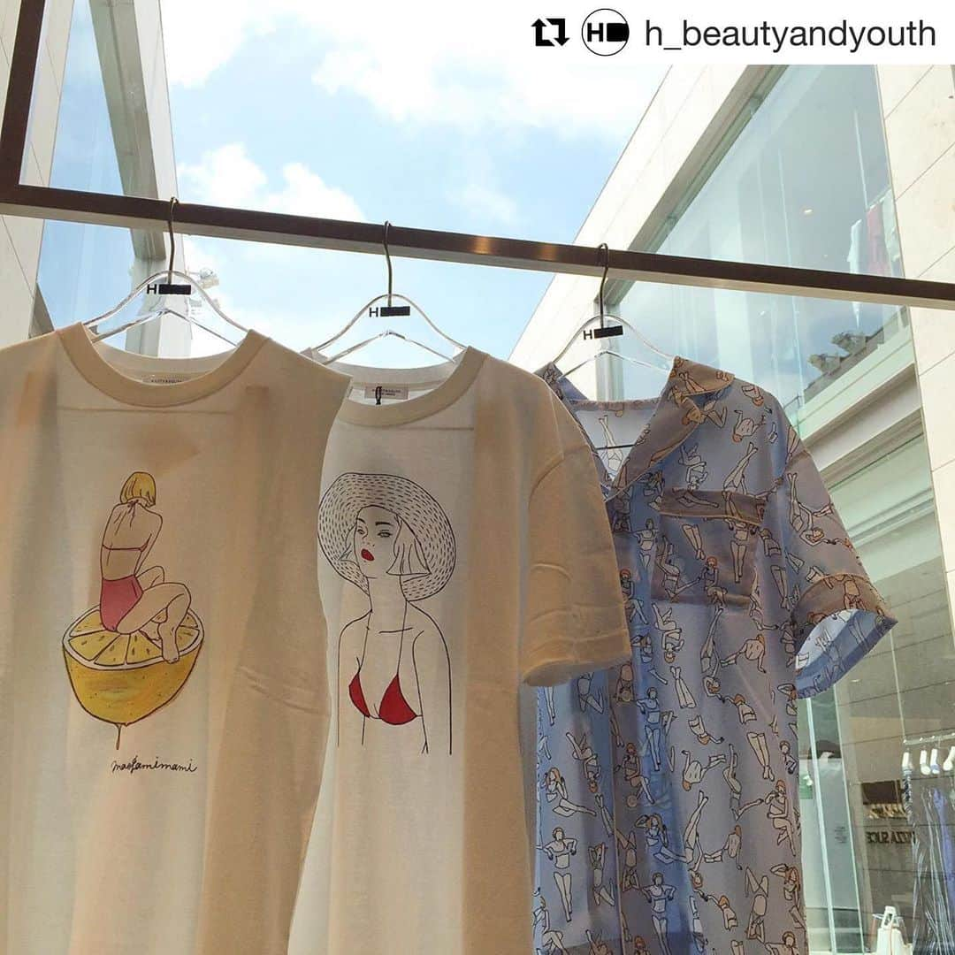 マエガミマミさんのインスタグラム写真 - (マエガミマミInstagram)「#Repost @h_beautyandyouth with @get_repost ・・・ #maegamimami #PrivSpoonsClub #H_beautyandyouth @h_beautyandyouth #BEAUTYANDYOUTH #Unitedarrows」6月26日 11時25分 - maegamimami