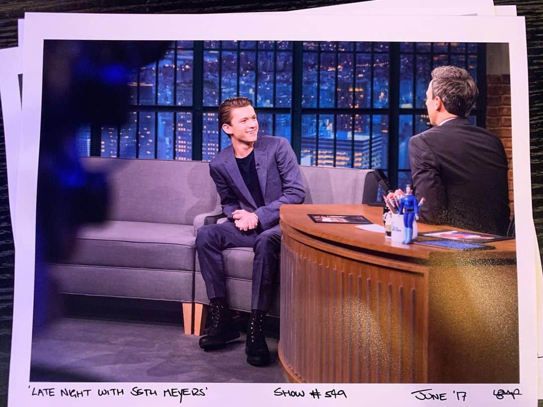 トム・ホランドさんのインスタグラム写真 - (トム・ホランドInstagram)「Take 2 @sethmeyers」6月26日 6時57分 - tomholland2013