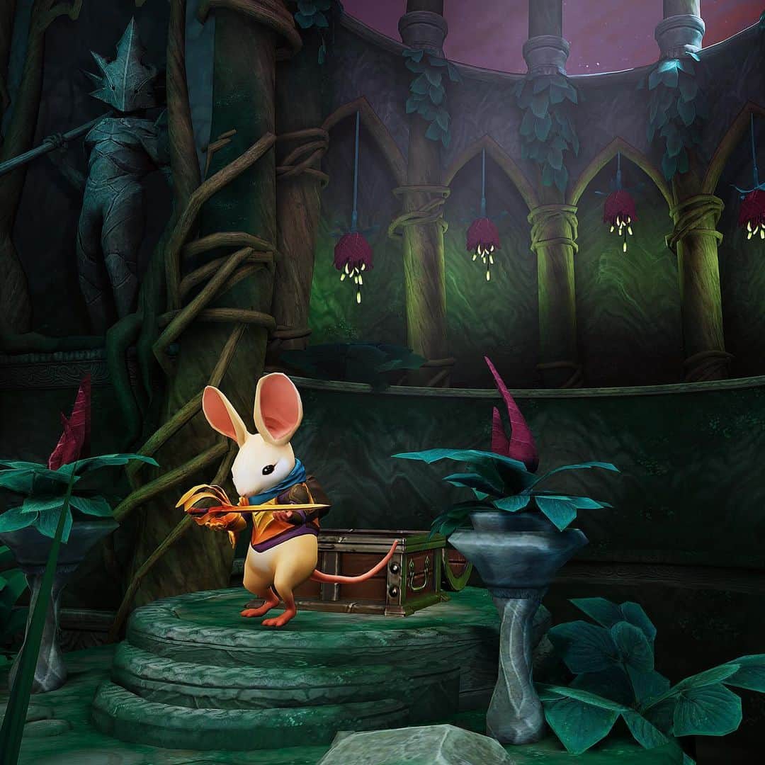 PlayStationさんのインスタグラム写真 - (PlayStationInstagram)「Quill gets a new adventure and armor set in free Moss update, The Twilight Garden, out today on #PSVR 🐭」6月26日 7時07分 - playstation