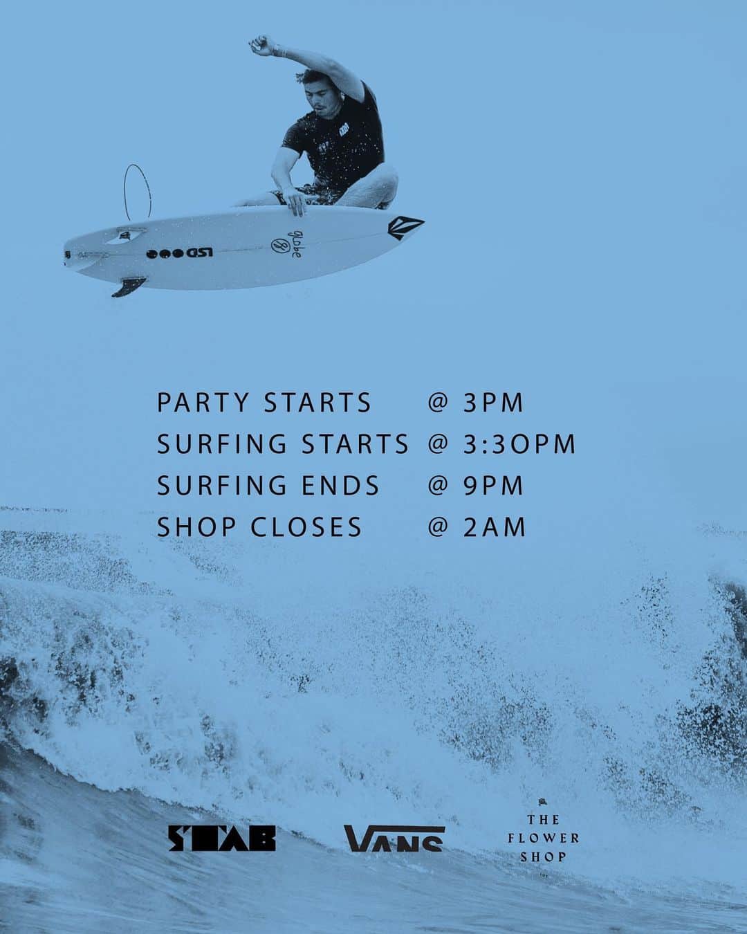 Surf Magazineさんのインスタグラム写真 - (Surf MagazineInstagram)「Wanna watch Stab High in our favorite New York watering hole? Our dear friends at the @theflowershopnyc and @vanssurf are hosting a viewing party this Saturday. Party starts at 3 PM, surfing starts at 3:30 PM and the party will carry on until they close up shop at 2 AM. Cheers!」6月26日 8時09分 - stab