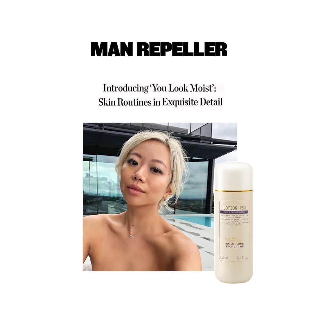 Biologique Recherche USAさんのインスタグラム写真 - (Biologique Recherche USAInstagram)「@manrepeller just introduced "You Look Moist: Skin Routines in Exquisite Detail" where they will regularly ask "cool people with glowing visages how they achieved their supreme hydration ". Up first was @faith_xue, the Editorial Director at Byrdie. One of her flawless-skin secrets? Our Lotion P50! Read more through link in bio! • • • #biologiquerecherche #passion #expert #beauty #skin #skincare #facecare #followyourskininstant #buildingbetterskin #skininstant #manrepeller #lotionp50 #faithxue #skin routine #toner #exfoliate」6月26日 8時24分 - biologique_recherche_usa