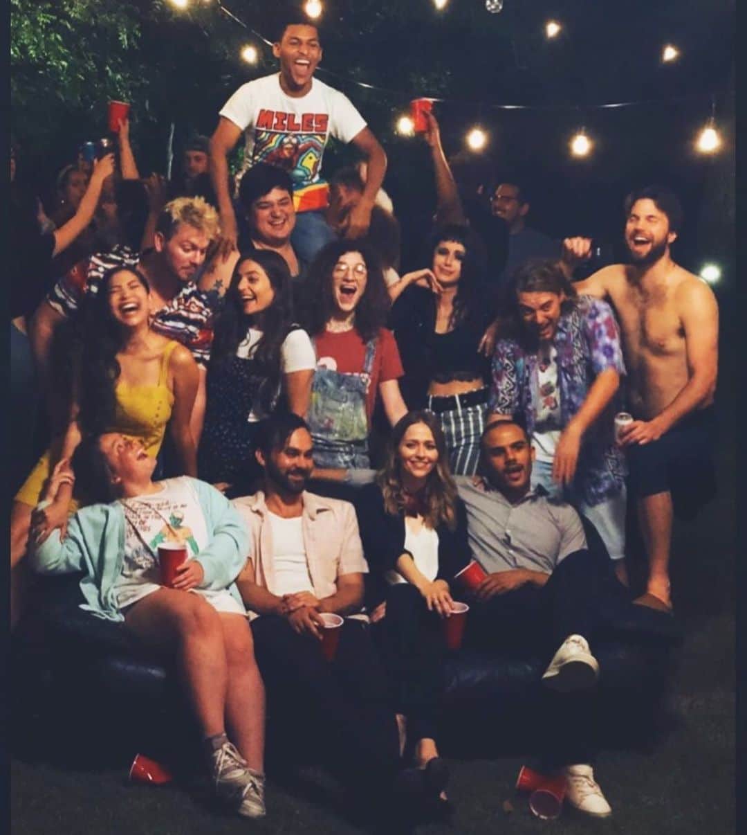 ジョアンナ・ブラッディのインスタグラム：「When work is a party @gettogetherfilm」