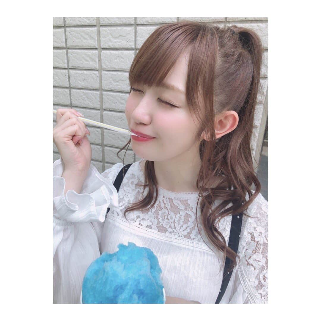 新木さくらさんのインスタグラム写真 - (新木さくらInstagram)「かき氷🍧✨親不孝通りの交番の目の前にあるよ！200円なのに量が多いし、シロップの種類も豊富でっす☺︎ #かき氷」6月26日 9時29分 - araki_sakura14