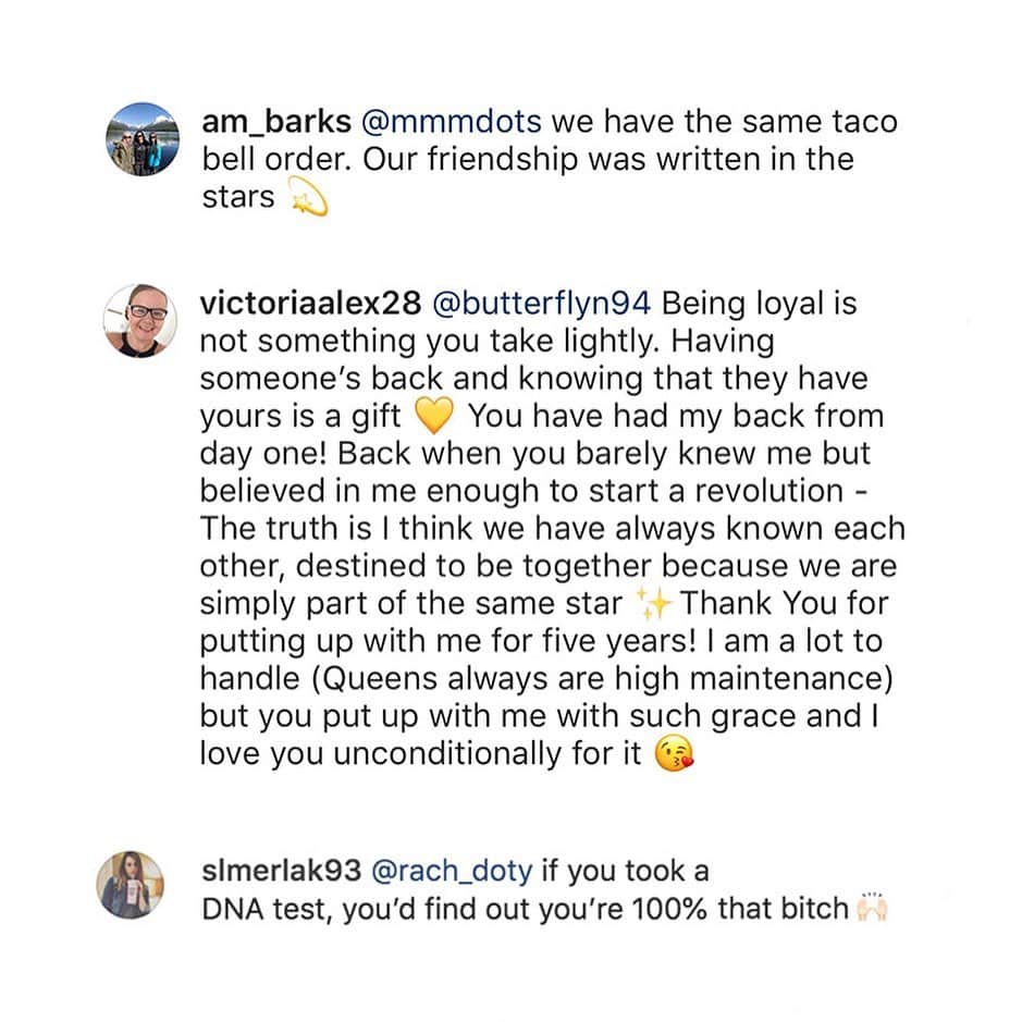 Kristin Essのインスタグラム：「Ten years later I finally got through all of the entries from our latest giveaway (there were so many good ones and it was really hard to choose!) Slide through to see some of my fave comments + all 30 winners. BONUS: I had more than 30 favorites so I’ll be sliding into a few of your DMs to send you a little something as well. Congrats to our winners + their friends 👫👭👬 and thank you guys for all the sweet comments about each other 💕@am_barks @victoriaalex28 @slmerlak93 @carlyn330 @jillianlaura @fletchersssss @milakatkulba @ldewar92 @chroniclesofamama @kb_dizzyfeet @echen.jpg @pkpope03 @kait_psy @juliannawhit @deniz_bng @addieleigh1 @themidwestskinchick @cynthiagrluna @audreykwunder @mandapannnda @laviedefaye @ginamjulian @sheldynschindler @devon.eileen @meekamaleney @hangolds @annaleighmcnamee @okay.now.laney @mooonbeam @katlyn_bach」