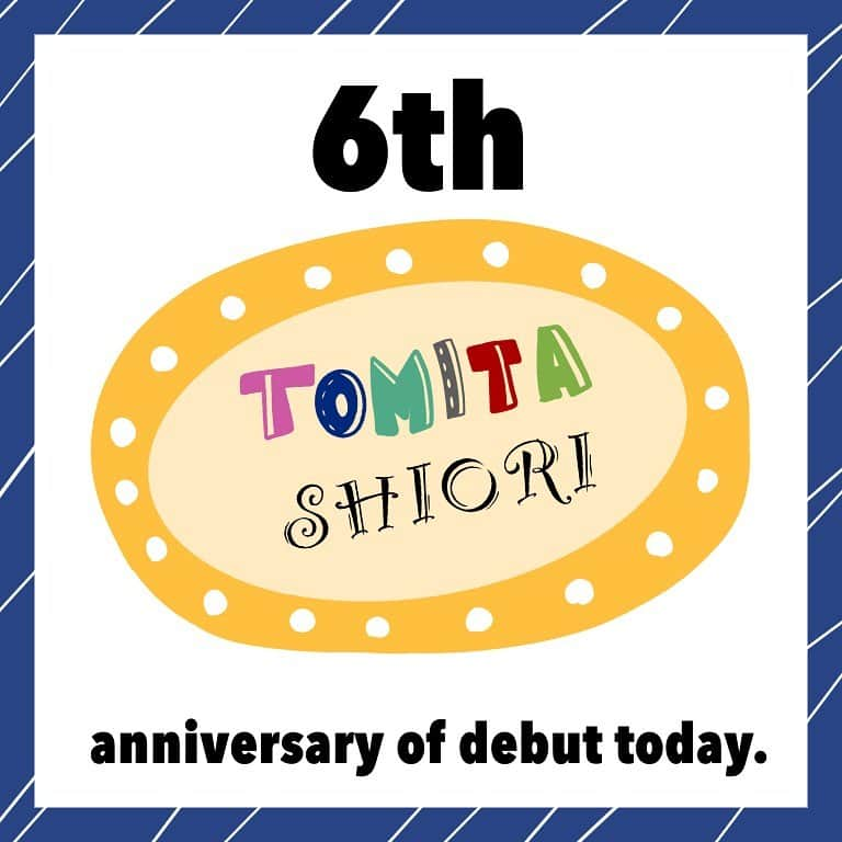 トミタ栞さんのインスタグラム写真 - (トミタ栞Instagram)「今日はデビューして 6周年の日。  #2013年 #6月26日 #ありがとうございます」6月26日 20時10分 - tomita_shiori