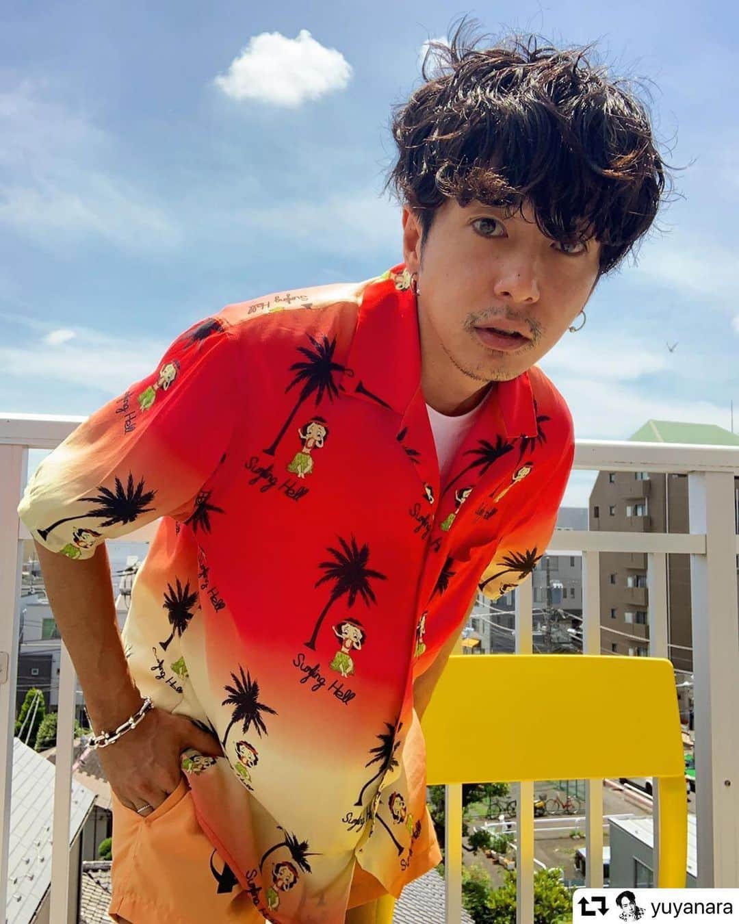 のインスタグラム：「🌴@yuyanara 🌴wearing @garconsinfideles ✨Thank you✨🛍」