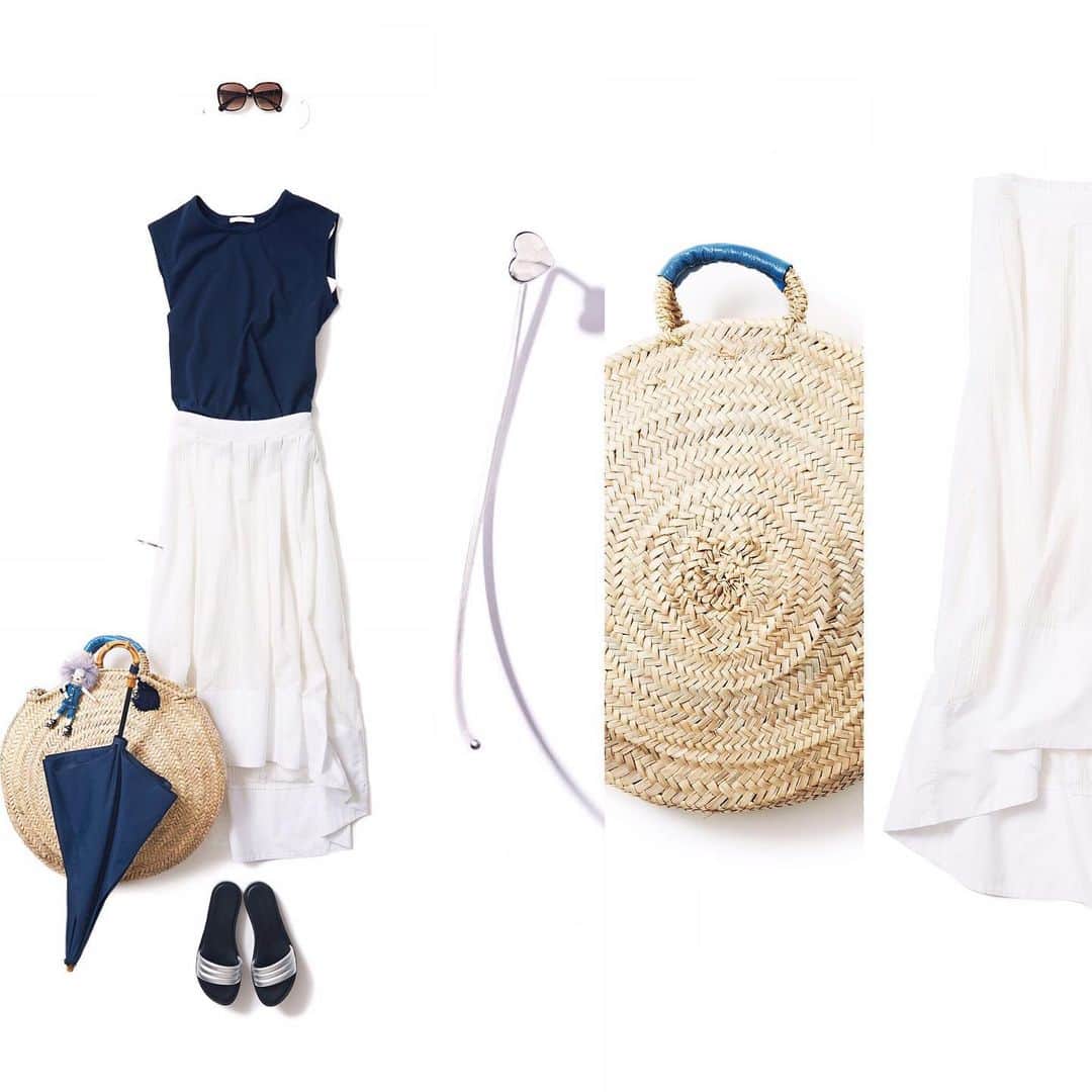 K.KSHOP_officialさんのインスタグラム写真 - (K.KSHOP_officialInstagram)「・ NEW♦️Coordinate ・ 2019-06-26 ・ 甘いマリン ・ tops : #galerievie #fio skirt : #robertocollina accessory : #seeme #tiffany bag : #ruedesfleurs shoes : #maurodebari other : #gucci #wakao #marinafossati ・ #kkcloset #kkshop #菊池京子 #kyokokikuchi #style #コーデ #coordinate #code #fashion #ootd #wear #カジュアル#happy #french #キュート #navy #italy #navyandwhite #夏 #italy #monaco」6月26日 13時20分 - k.kshop_official