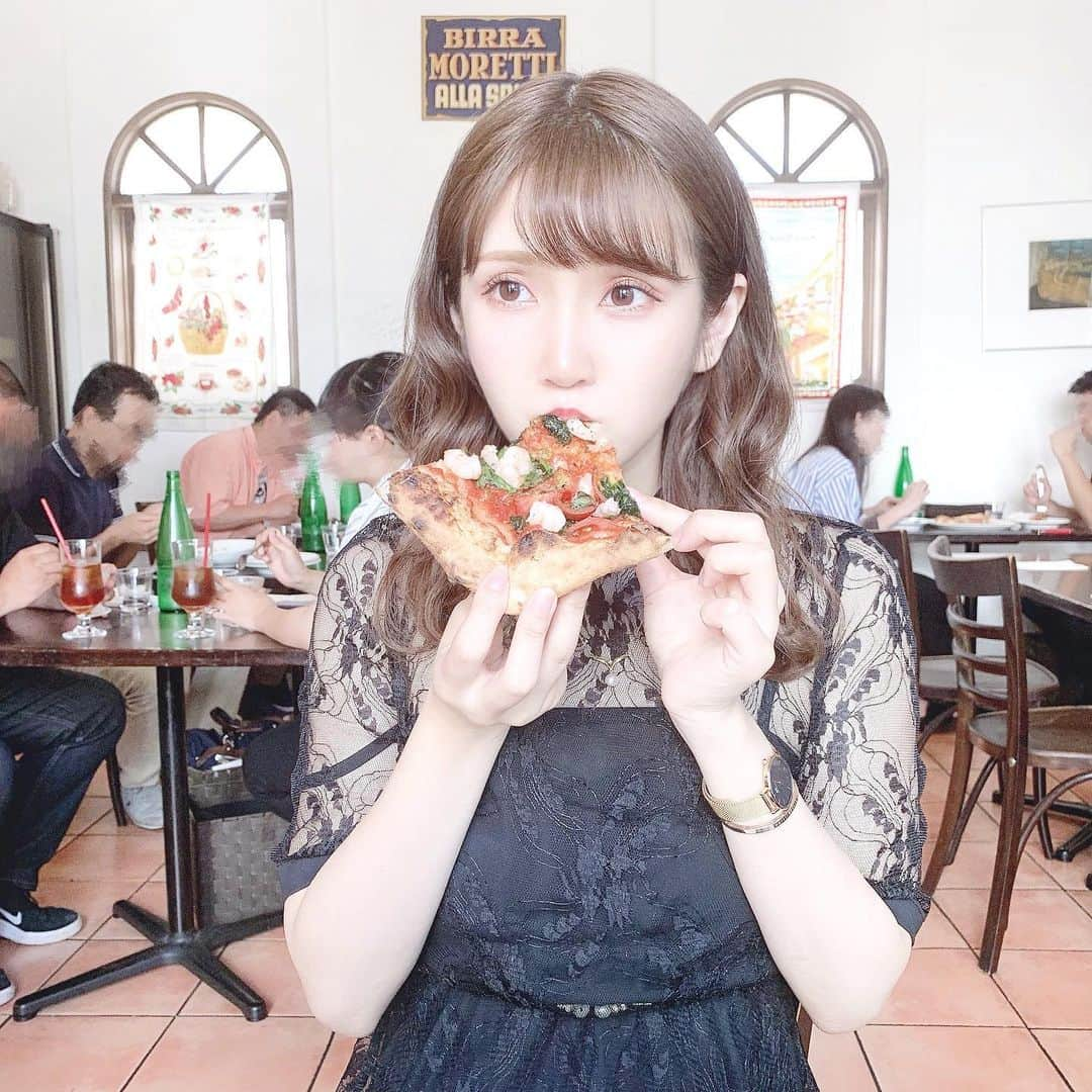 五十嵐茉優さんのインスタグラム写真 - (五十嵐茉優Instagram)「ㅤ マンマとビザ食べた🍕」6月26日 14時32分 - mau08us