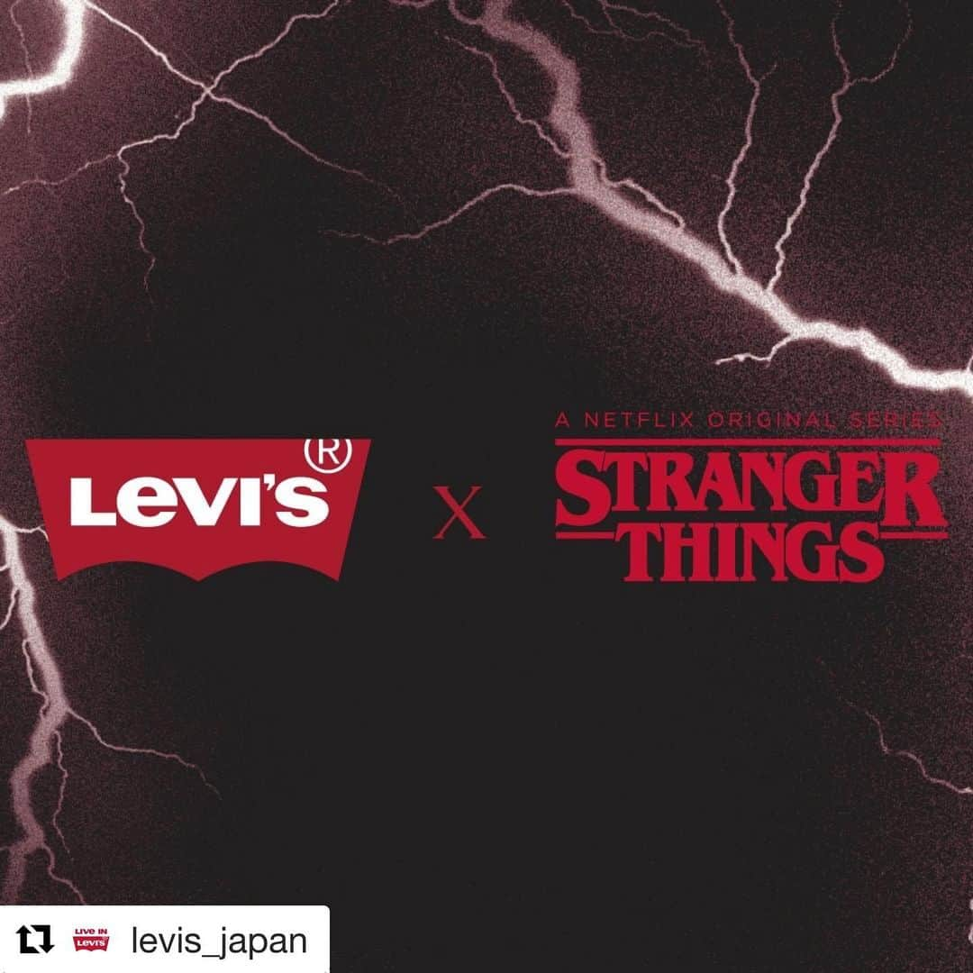 Netflix Japanさんのインスタグラム写真 - (Netflix JapanInstagram)「#Repost @levis_japan ・・・ . Stranger Things 3 公開！ Levi’s® x Stranger Things コレクションが登場 ! . 世界中でメガヒット！Netflixオリジナルドラマ「Stranger Things」の最新シリーズが、７月4日からNetflixより全世界同時配信。 . 劇中でイレブンやダスティンが着用するトップスやジーンズなど、ドラマの様々な要素を反映したアイテムが登場。デニムアイテムは、アップサイドダウン（裏側の世界）を表現した逆さまのパッチとレッドタブ。その他にも今回限りのスペャルなアイテムが揃います。 . 6月24日から、リーバイス®公式オンラインストアにて先行予約開始 7月 1日から、リーバイス®ストア、公式オンラインストアにて発売開始 . 発売店舗： リーバイス®ストア 大阪、渋谷、梅田、ららぽーと名古屋、神戸、ららぽーと東京ベイ、アクアシティお台場、沖縄パルコ、道頓堀、ららぽーと平塚、ららぽーと新三郷、新宿、京都、なんば、ヨドバシ梅田、イオンモール橿原、イオンモール京都桂川、イオンモール堺北花田、イオンモール草津 . @strangerthingstv #ストレンジャーシングス #ストレンジャーシングス3 #ストレンジャーシングスが好きな人と繋がりたい #ネットフリックス #ネトフリ #リーバイス」6月26日 14時53分 - netflixjp