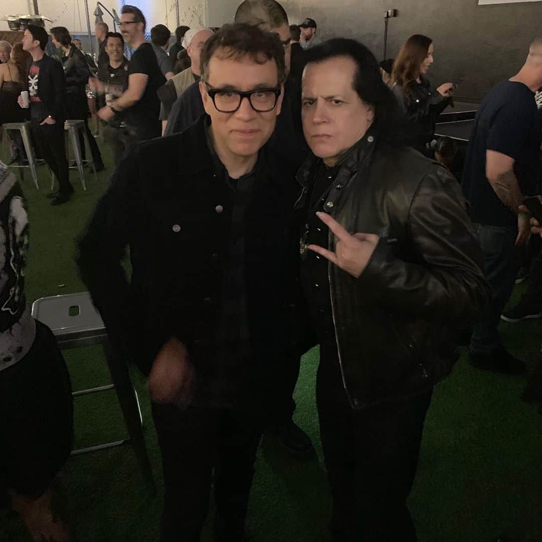 フレッド・アーミセンさんのインスタグラム写真 - (フレッド・アーミセンInstagram)「A fun and great night, with plenty of blood @the_montalban  #verotika Directed by Glenn Danzig. Also pictured: Lee Ving @fearleevingofficial」6月26日 17時07分 - sordociego