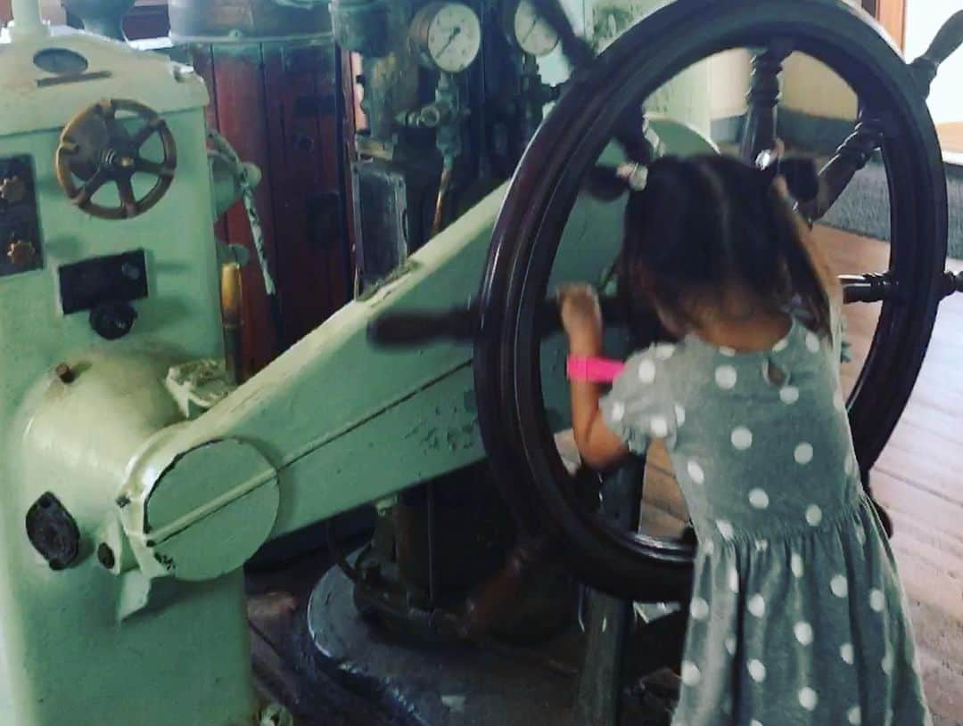 六車奈々さんのインスタグラム写真 - (六車奈々Instagram)「初めて氷川丸の中へ。  すごいーっ！ 来てよかった！ 感動^ - ^  #氷川丸 #豪華客船 #船内 #おもしろい #たのしかった」6月26日 18時13分 - nanarokusha