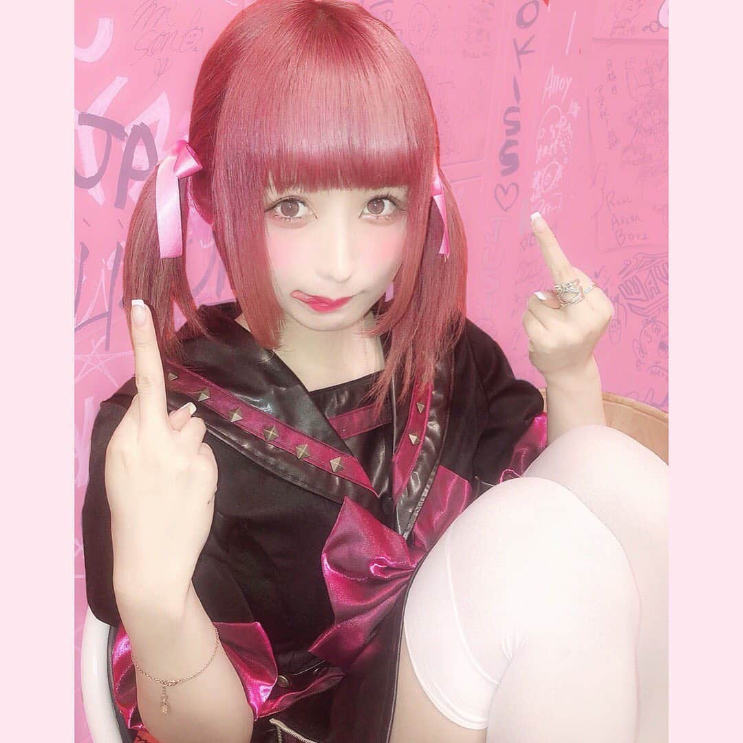 胡桃兎愛のインスタグラム：「ぴんくちゃーじもついんても好評で嬉しいっ！ ありがとうでしたっっ🎀🎀🎀」