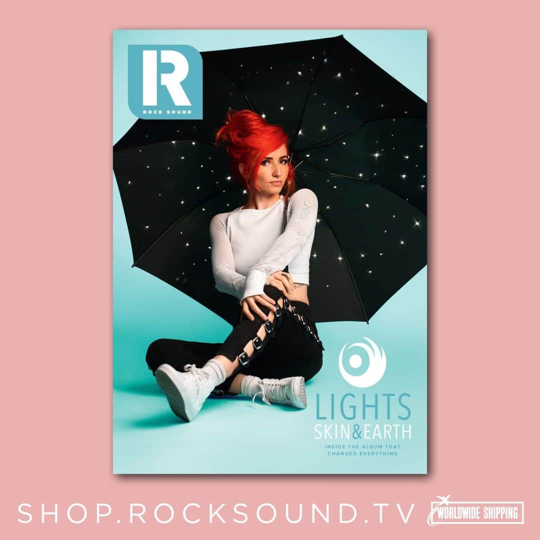 Rock Soundさんのインスタグラム写真 - (Rock SoundInstagram)「Lights' issue of Rock Sound is available on UK Newsstands from TODAY! ⠀ ⠀ There's also limited numbers of Lights' 'Skin & Earth' fan packs still available from SHOP.ROCKSOUND.TV (but you'll need to act fast)」6月26日 18時57分 - rocksound