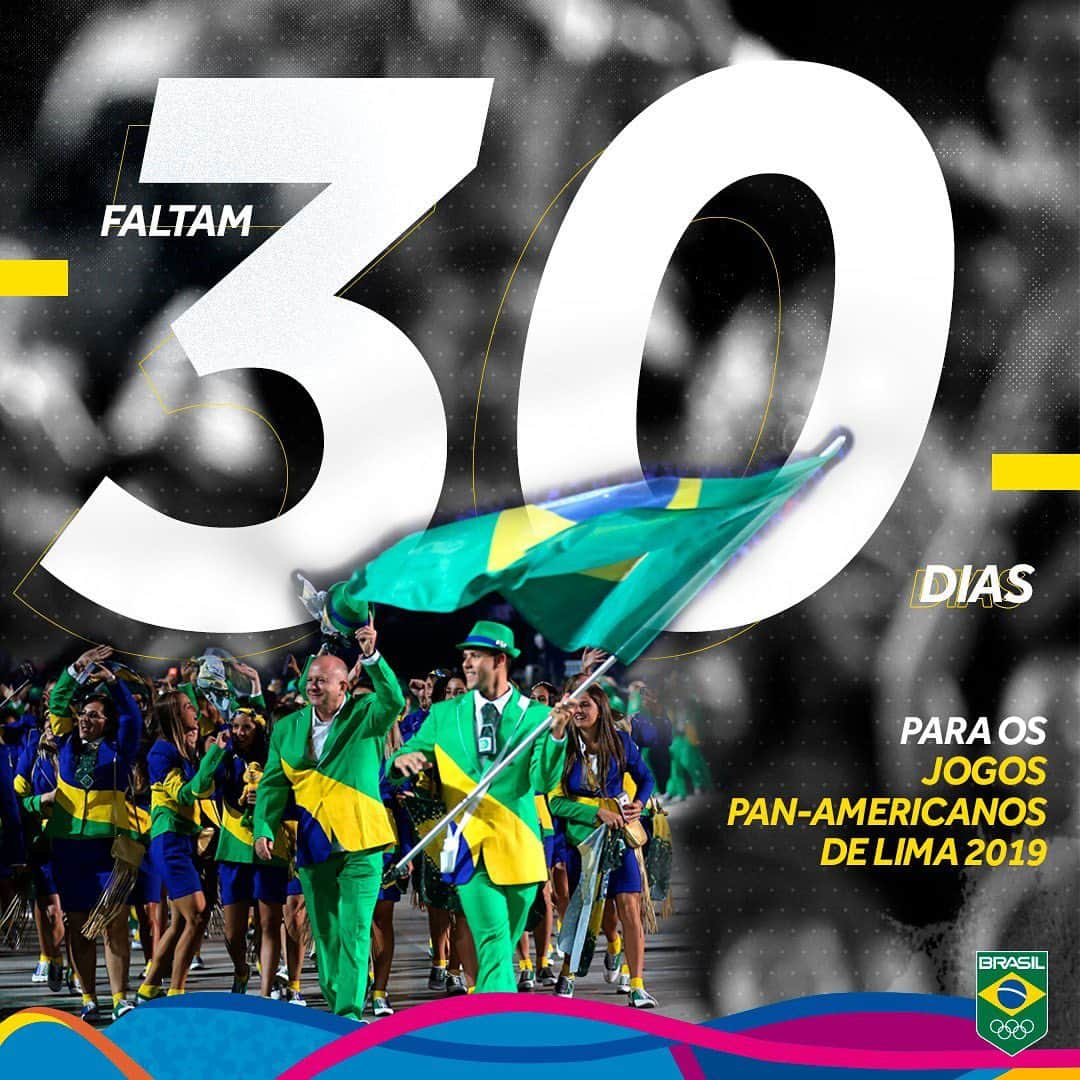 アルトゥール・ザネッティさんのインスタグラム写真 - (アルトゥール・ザネッティInstagram)「E hoje faltam 30 dias para o início dos Jogos Panamericanos Lima 2019.  Estamos preparados!! #1mesparalima #timebrasilnopan」6月27日 5時28分 - arthurzanetti