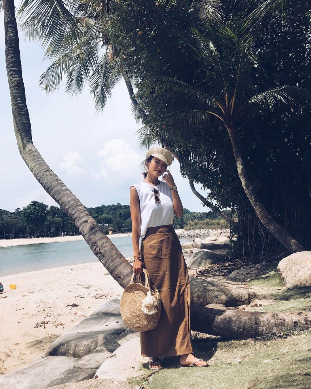 関本香里さんのインスタグラム写真 - (関本香里Instagram)「ㅤㅤㅤ 最終日はセントーサ島に🏝🌞 水の中に入ってプカプカしているだけで幸せ❤️ ㅤㅤㅤㅤㅤㅤ #singapore #sentosa #island  #fashion #coodinate #travel」6月26日 20時54分 - kaori_sekimoto_