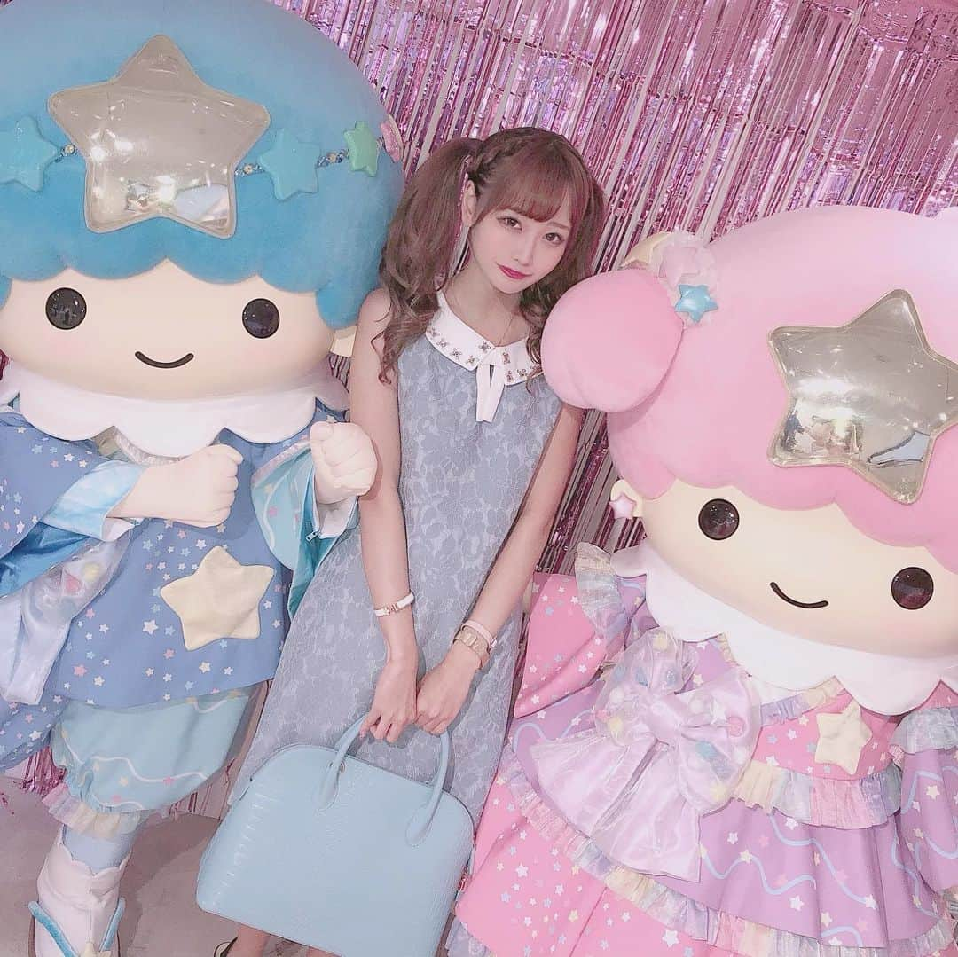 さきぼんさんのインスタグラム写真 - (さきぼんInstagram)「七夕衣装😭💗💗💗 幸せ . onepiece @emiriawiz_official  bag @maisondepriere . . #MILKYWAYMUSEUM#キキララ七夕#キキララ#リトルツインスターズ#サンリオ#sanrio#kikiandlala#littletwinstars#七夕#七夕飾り#七夕祭り#七夕まつり#天の川#ミルキーウェイ#milkyway#フォトジェニック#harajuku#emiriawiz #エミリアウィズ #愛沢えみり #maisondepriere #メゾンドプリエ #キャラクターグリーティング #さきぼんグリ」6月26日 21時03分 - sakibon69