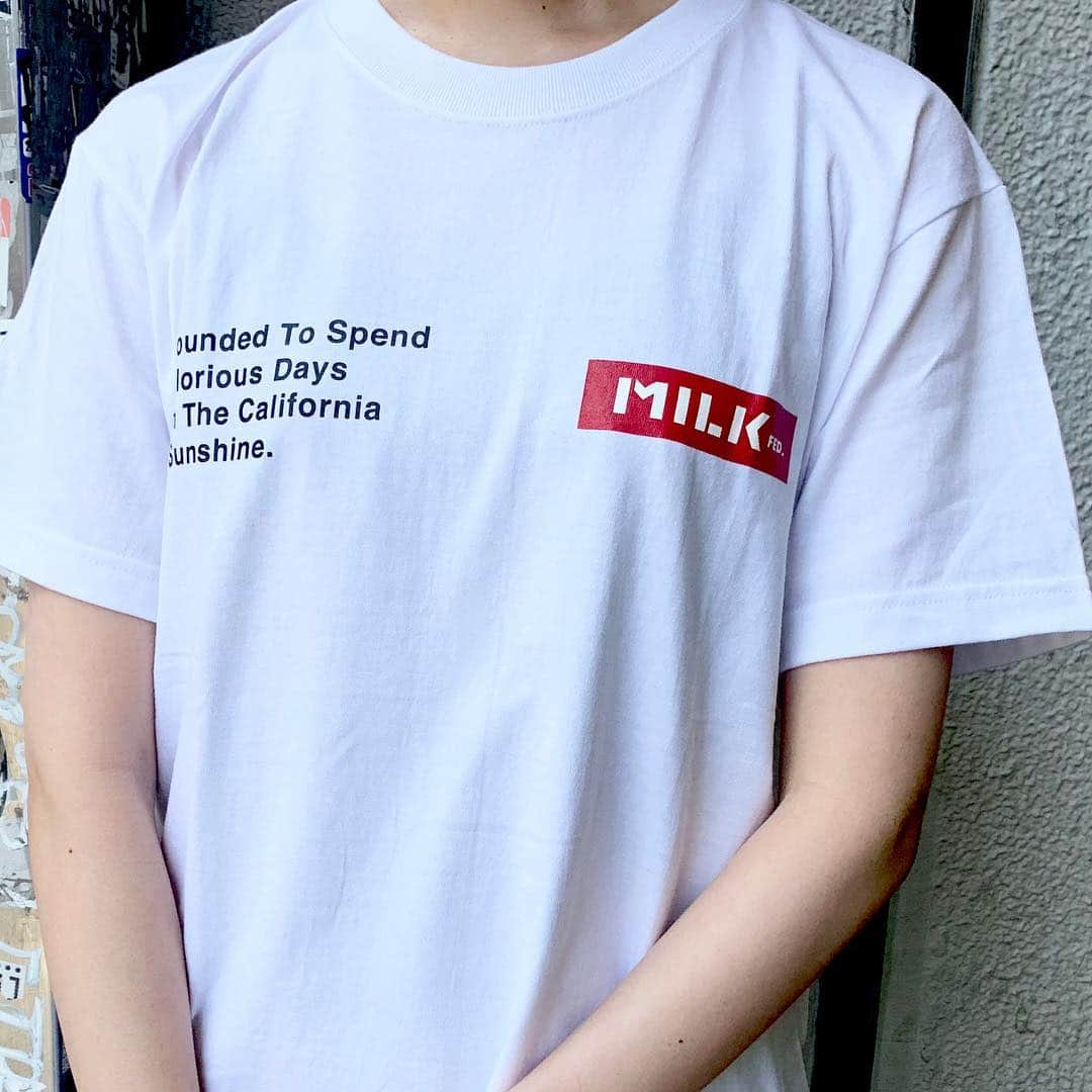 MILKFED.さんのインスタグラム写真 - (MILKFED.Instagram)「<<MILKFED. TEE COLLECTION>>﻿﻿ ﻿﻿ ﻿ 再入荷アイテム！﻿ 何枚も買い足しちゃうTシャツは﻿ こだわりのロゴデザインが﻿ おしゃれすぎる！1枚。﻿ コーデに悩んだときも﻿ さらっと﻿ Tシャツ×デニムのシンプル最強組み合わせで﻿ 存在感がある素敵なコーデが完成♡﻿ ﻿ お友だちや彼とお揃いで﻿﻿ おでかけしたいアイテム…♡﻿﻿ ﻿﻿ SS TEE MESSAGE AND BAR ﻿ ¥4,000＋TAX﻿﻿ ﻿﻿﻿ ﻿﻿﻿ #milkfed #milkfedjp ﻿﻿﻿﻿﻿﻿﻿ #コーデ #casualstyle ﻿﻿﻿﻿﻿﻿ #ガーリーストリート﻿﻿﻿ #kawaii #Tシャツ﻿﻿ ﻿ ﻿」6月26日 21時11分 - milkfedjp