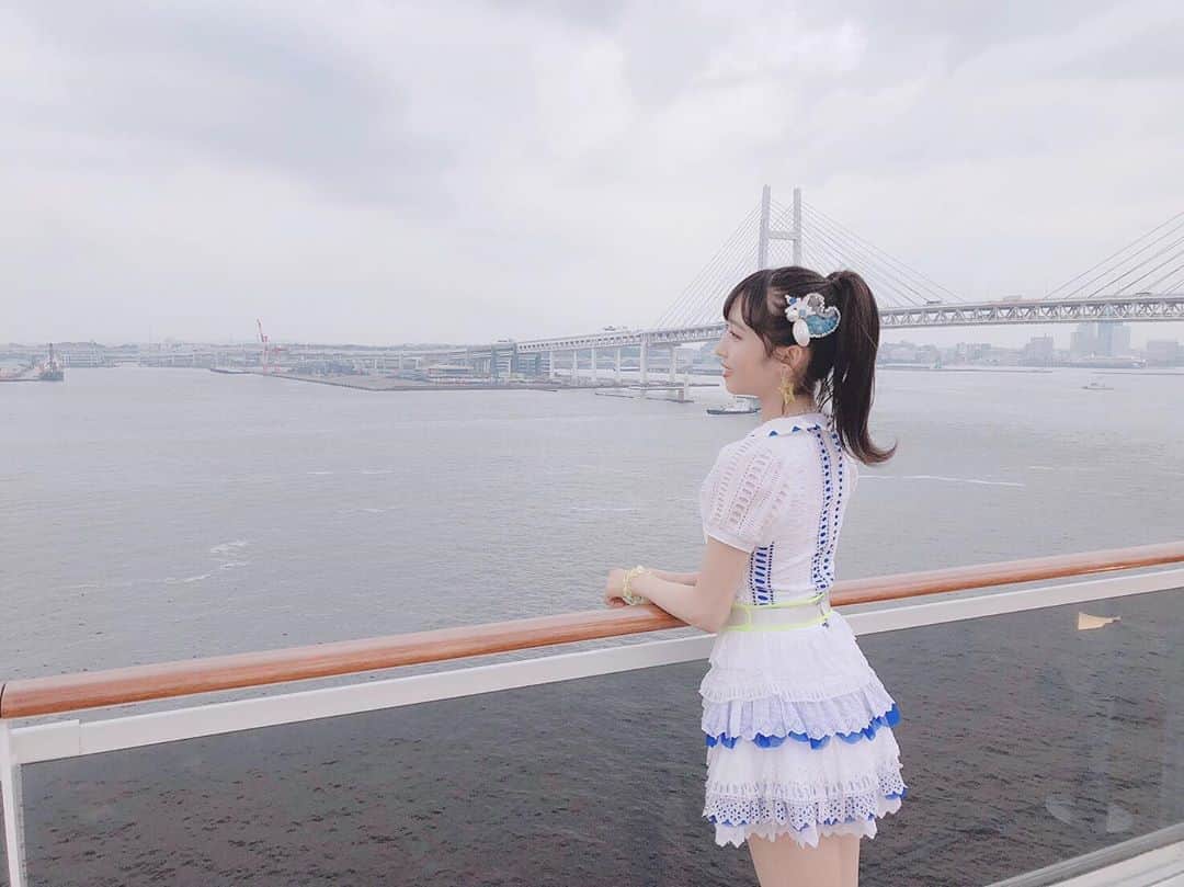 小栗有以さんのインスタグラム写真 - (小栗有以Instagram)「初の豪華客船に…♡ #テレ東音楽祭 #AKB48 #ポニーテール #外ハネ」6月26日 21時33分 - yuioguri_1226