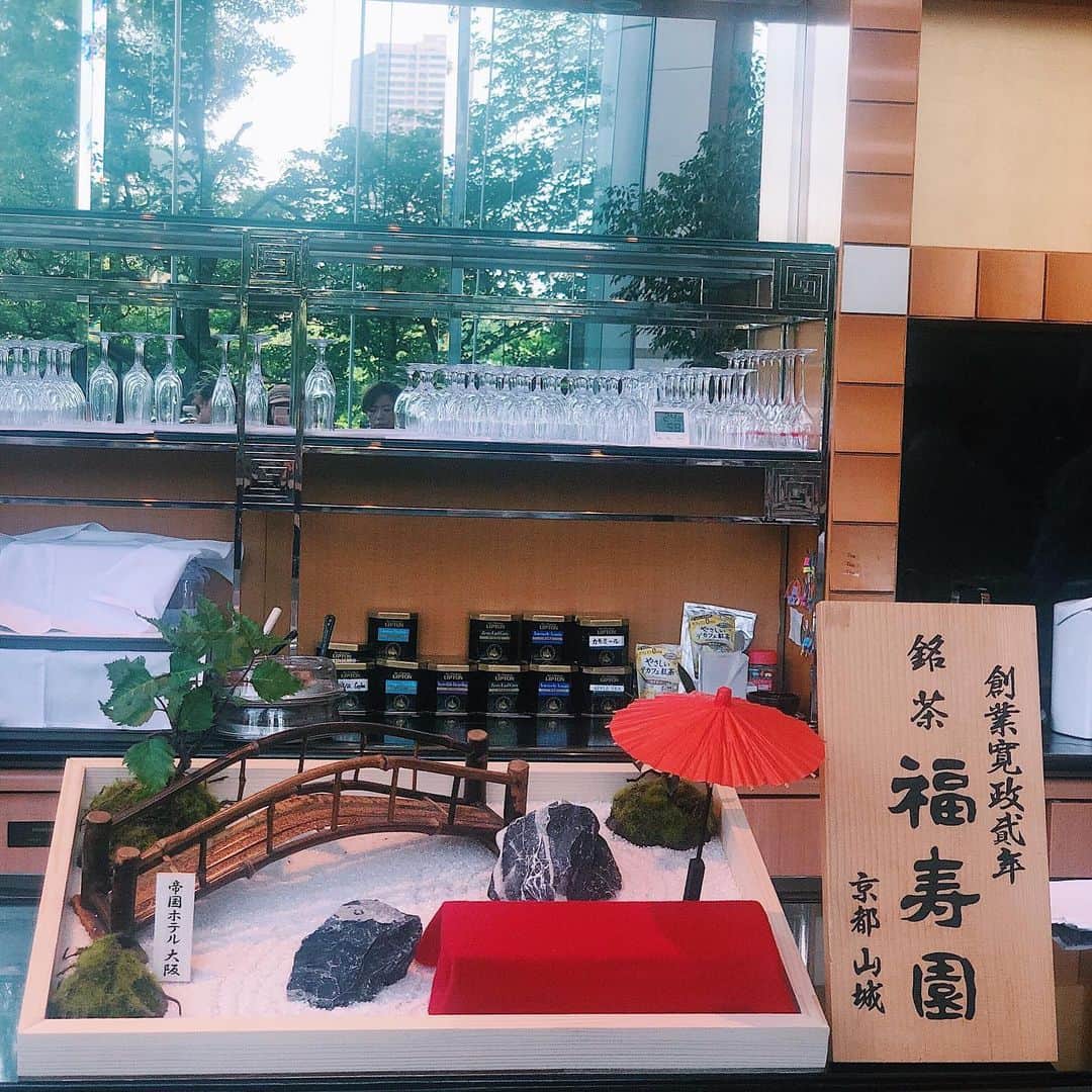 藤原菜摘さんのインスタグラム写真 - (藤原菜摘Instagram)「. こないだの帝国ホテルの抹茶ビュッフェ🍴 めっちゃ美味しくて、夏バテ気味やったけど抹茶やからか食欲が止まりませんでした🐷🍵笑 . 9/7までやってるそうです♡ 3枚目のはお気に入りで3つくらい食べました♡笑 #帝国ホテル大阪」6月26日 21時38分 - natsumi_fujiwara
