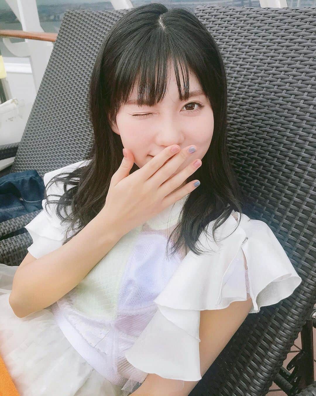のインスタグラム：「chu😘 #テレ東音楽祭 #見てくれたかな？ #AKB48 #谷口めぐ #💋」
