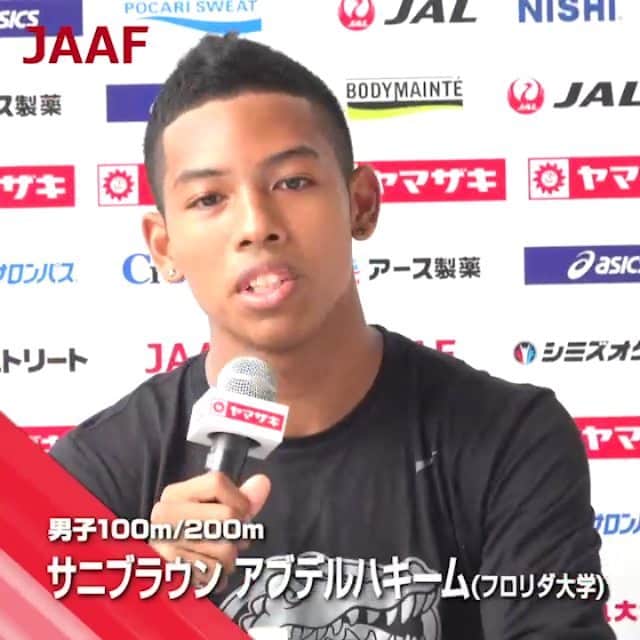 日本陸上競技連盟のインスタグラム