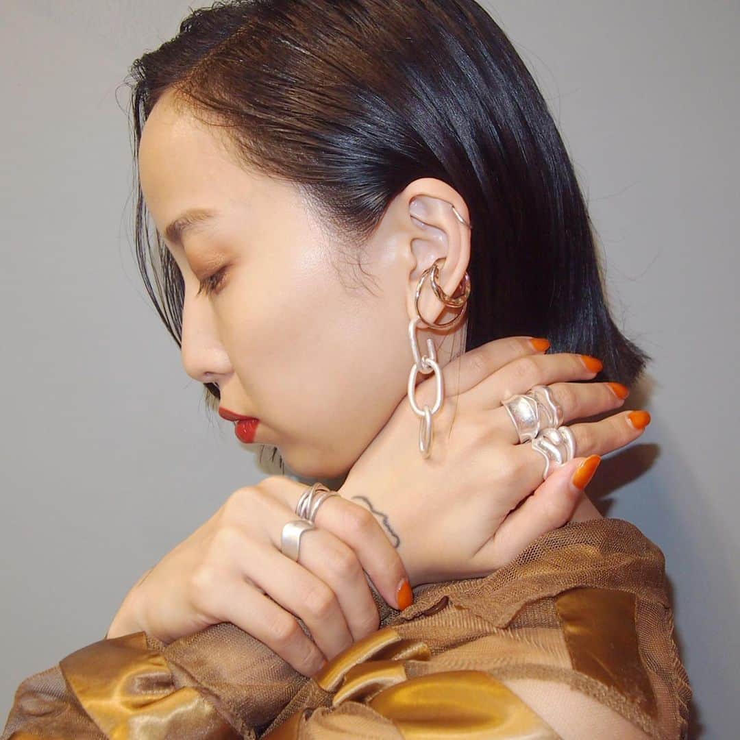 Sisterさんのインスタグラム写真 - (SisterInstagram)「-「P.P.A」Ring set & Ear cuff Now on sale- #ppajewelry #sister_tokyo #ring #ringset」6月26日 22時52分 - sister_tokyo