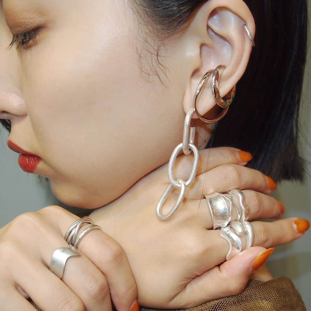 Sisterさんのインスタグラム写真 - (SisterInstagram)「-「P.P.A」Ring set & Ear cuff Now on sale- #ppajewelry #sister_tokyo #ring #ringset」6月26日 22時52分 - sister_tokyo