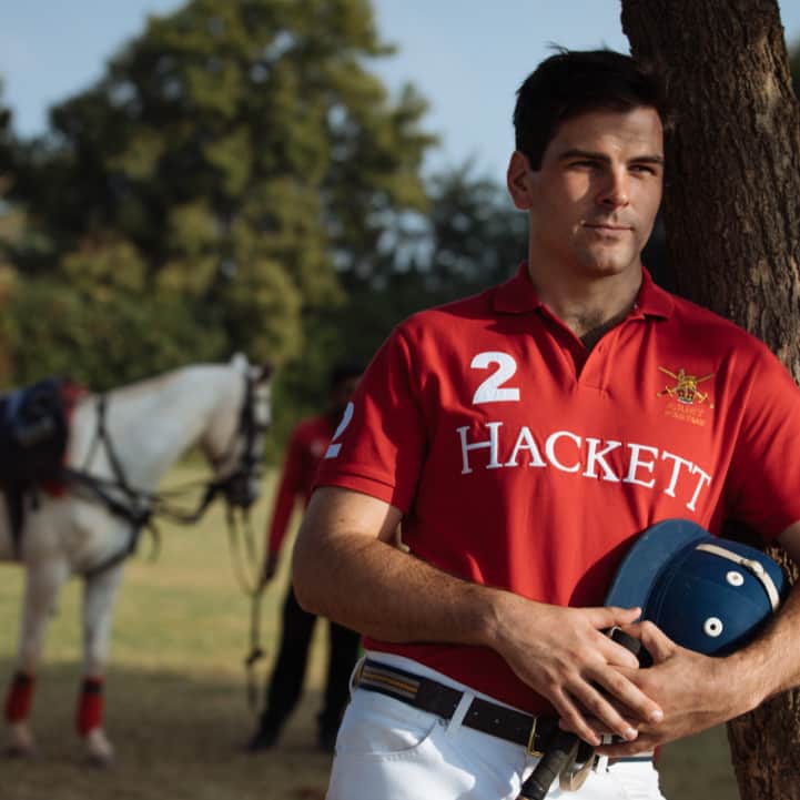 ハケットのインスタグラム：「We need to rein in our excitement ahead of the Hackett Rundle Cup in a couple of weeks' time! Have a peak at our Army Polo collection at the link in bio. #HackettRundleCup @Britisharmypolo 📸 @samuelmchurchill」
