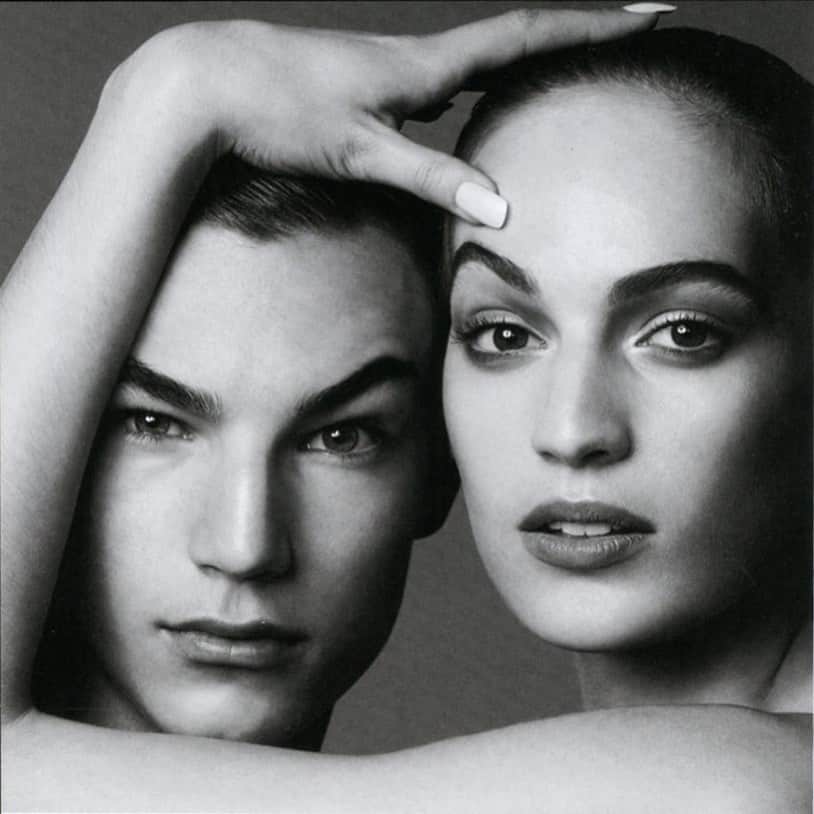 パット・マグラスさんのインスタグラム写真 - (パット・マグラスInstagram)「PRIMED TO PERFECTION ⚡⚡⚡ @gustavswedberg and @vanessaaxente photographed in #makeupbypatmcgrath by the MASTER #StevenMeisel for @vogueitalia March 2013 #patsarchive ⚡⚡⚡ #SkinFetish: #SublimePerfection The System arrives 07.26.2019 at PATMcGRATH.COM.」6月26日 23時01分 - patmcgrathreal