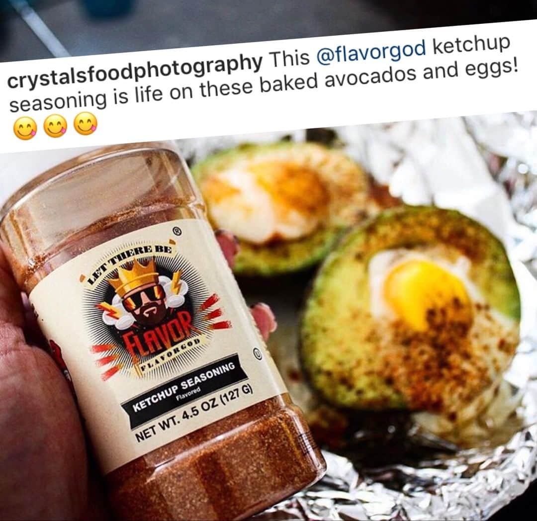 Flavorgod Seasoningsさんのインスタグラム写真 - (Flavorgod SeasoningsInstagram)「Thanks for the feedback @crystalsfoodphotography !⁠ -⁠ Add delicious flavors to any meal!⁠ Click the link in my bio @flavorgod ⁠ ✅www.flavorgod.com⁠ -⁠ Flavor God Seasonings are:⁠ 💥 Zero Calories per Serving ⁠ 🙌 0 Sugar per Serving⁠ 🔥 KETO & PALEO⁠ 🌱 GLUTEN FREE & KOSHER⁠ ☀️ VEGAN-FRIENDLY ⁠ 🌊 Low salt⁠ ⚡️ NO MSG⁠ 🚫 NO SOY⁠ 🥛 DAIRY FREE *except Ranch ⁠ 🌿 All Natural & Made Fresh⁠ ⏰ Shelf life is 24 monthshs⁠ -⁠ -⁠ #food #foodie #flavorgod #seasonings #glutenfree #mealprep  #keto #paleo #vegan #kosher #breakfast #lunch #dinner #yummy #delicious #foodporn」6月26日 23時01分 - flavorgod