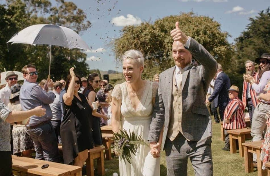 ソフィー・シュミットさんのインスタグラム写真 - (ソフィー・シュミットInstagram)「Check out this lovely feature on my New Zealand wedding this past December. Hands down the best day of my life. Everyday with @nickylekiwi is simply incredible.  Thank you @weddingbellsmag for sharing our special day! 🥰 ・・・ Canadian women’s soccer star @sophieschmidt13 her husband Nicholas Kyle had the most romantic #rustic #wedding in #NewZealand...here’s an exclusive look inside her day ❤️ See her #realwedding online now 🔗 in bio! @weddingbellsmag . 📸 @emmabrittendenweddings . . . . #weddingideas #canadiansoccer #sophieschmidt #weddingplanning #weddingdress #bridalstyle #weddinginspo #weddingbellsmag #CanWNT」6月26日 23時41分 - sophieschmidt13