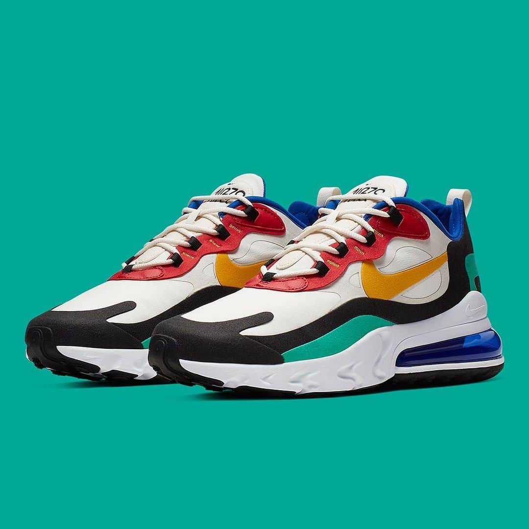 Sneaker Newsさんのインスタグラム写真 - (Sneaker NewsInstagram)「Heads up: Nike just released the Air Max 270 React “Bauhaus” via Early Access. Men’s and women’s pairs available now. For full details, tap the link in our bio.」6月27日 0時08分 - sneakernews