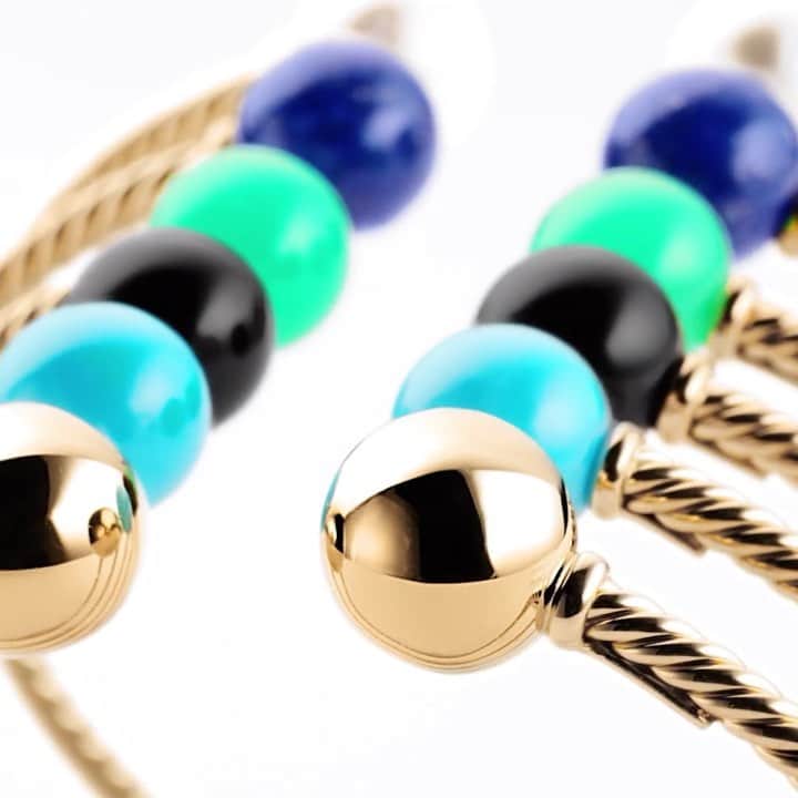 デビッドヤーマンのインスタグラム：「Add, layer and multiply. When it comes to styling our latest Solari designs, the effect is always greater than the sum of its parts. #linkinbio #DavidYurman」